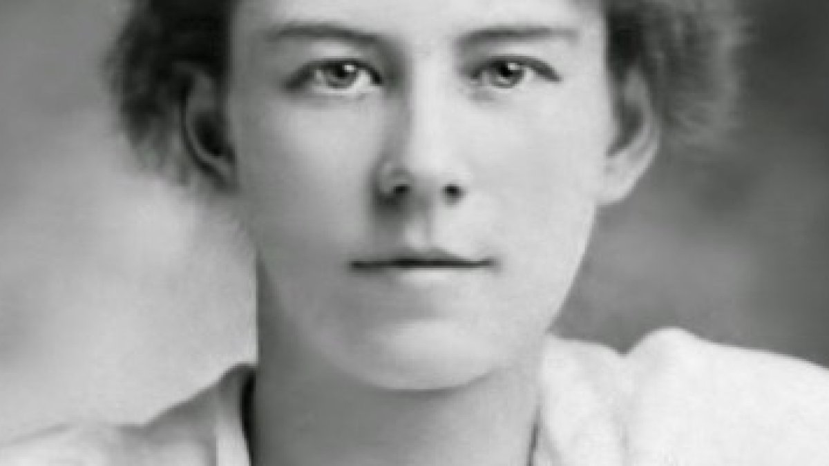 La señorita Frances Blogg, en su juventud antes de casarse, cuando la conoció el joven Giñbert Keith Chesterton