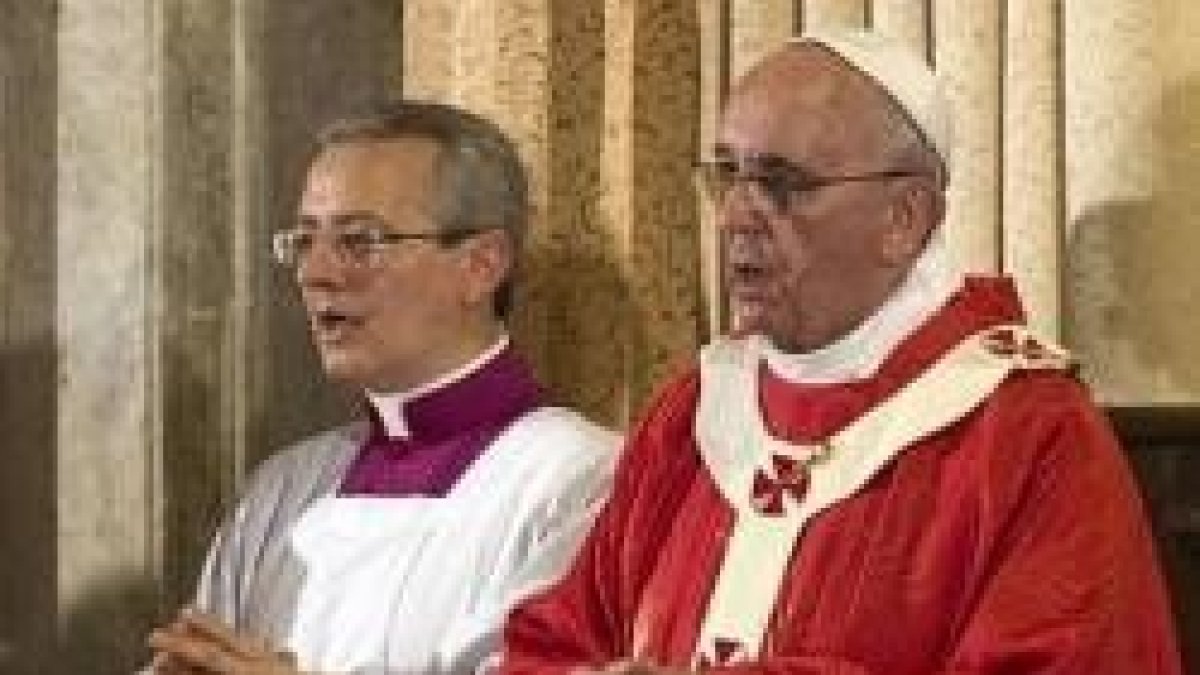 El Papa Francisco en la misa en el Cenáculo de Jerusalén