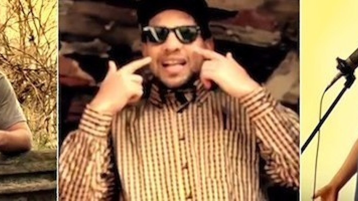 De izquierda a derecha, Fresh Sánchez, Stelion y Athenas Venica.