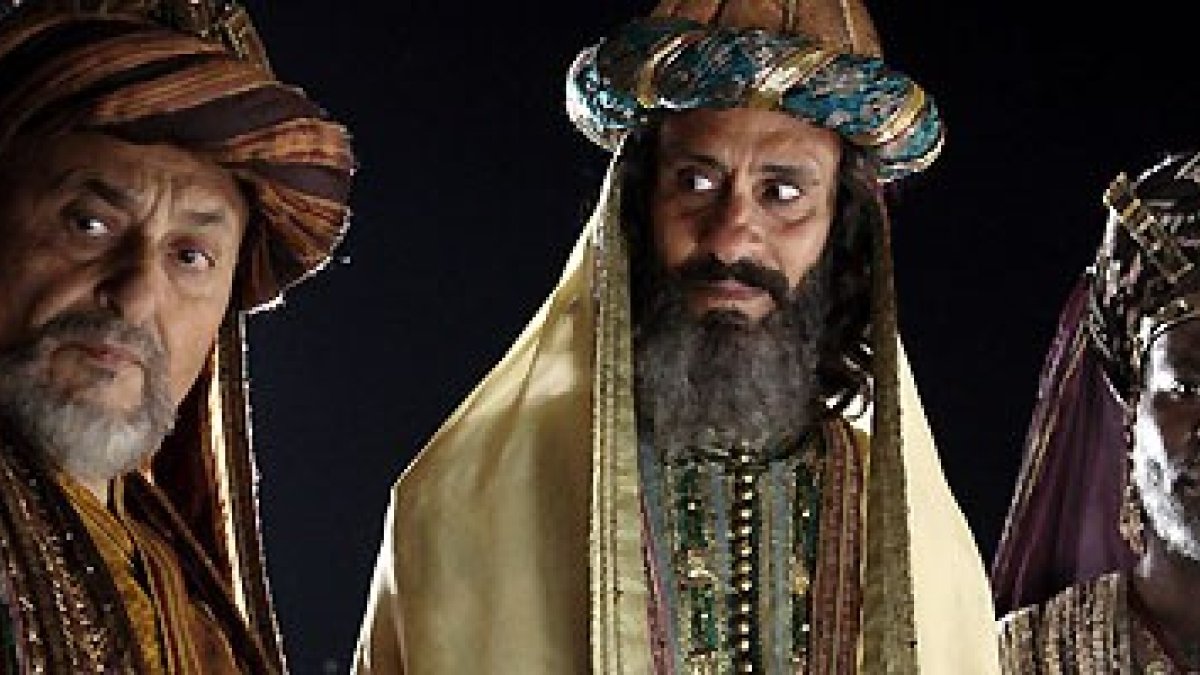 Los Reyes Magos en la película Natividad (2006).
