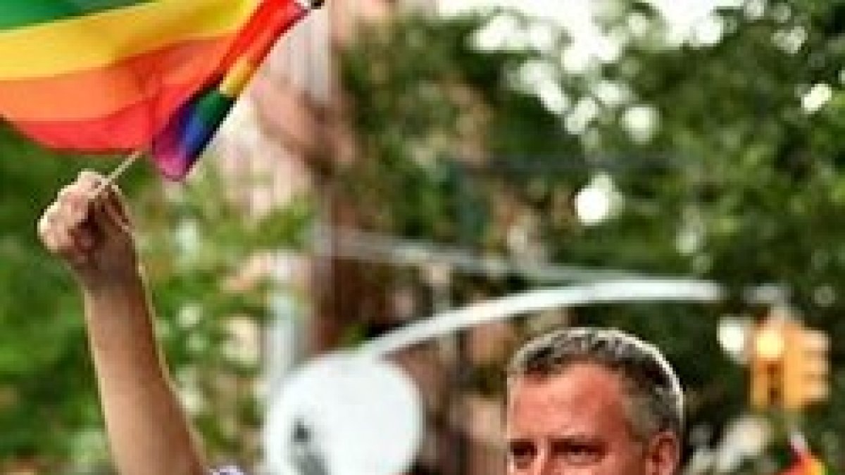 El alcalde de Nueva York, Bill de Blasio.