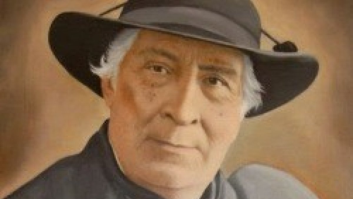 Óleo de los años 90 basado en retratos antiguos del Padre Almansa - la Iglesia reconoce sus virtudes heroicas