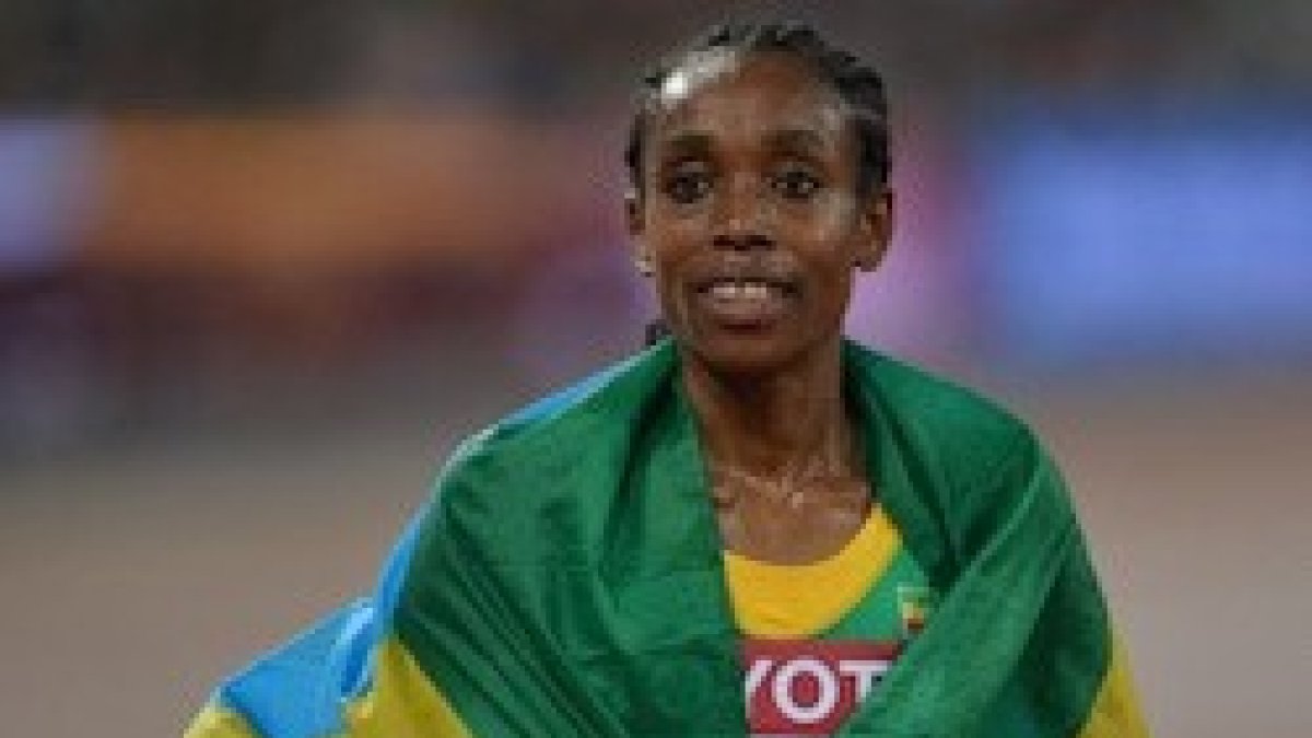 La atleta etíope Almaz Ayana