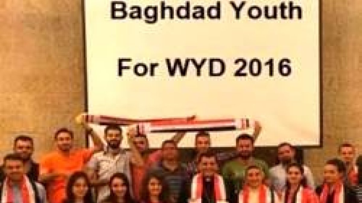 Jóvenes de Bagdad que acuden a la JMJ de Cracovia