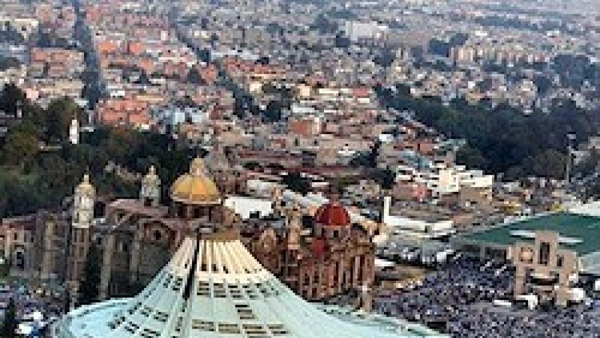 La nueva basílica de Guadalupe data de finales de los años 70.