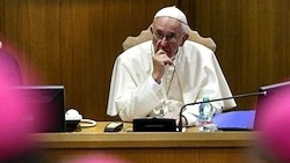 Francisco, durante el sínodo de la familia del que surgió la exhortación Amoris Laetitia.