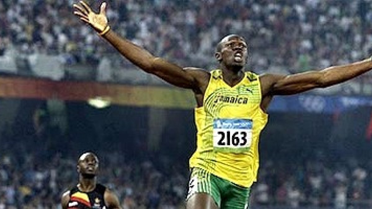 El momento de la victoria: el tercer oro olímpico consecutivo de Usain Bolt.