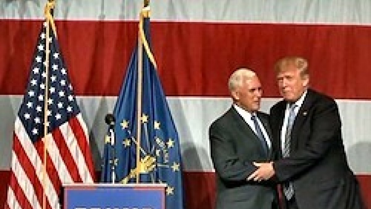 La designación de Pence pareció clara tras los recientes encuentros entre ambos.