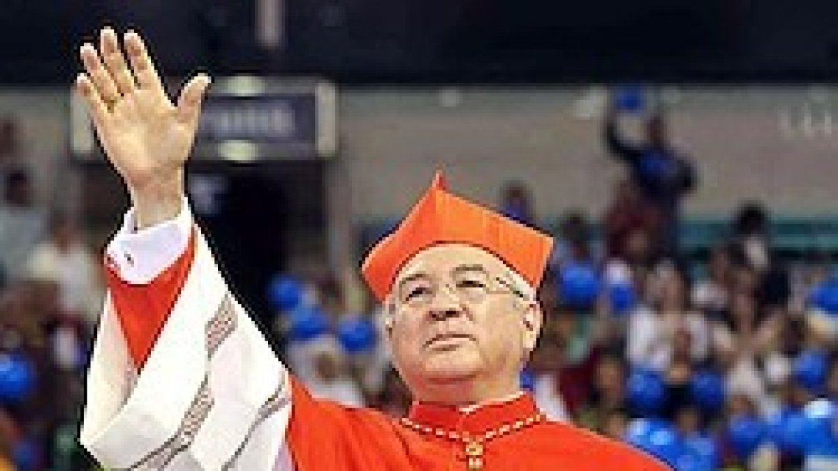 El cardenal Robles Ortega, arzobispo de Guadalajara y presidente de la conferencia episcopal, que respalda y promueve la movilización ciudadana.