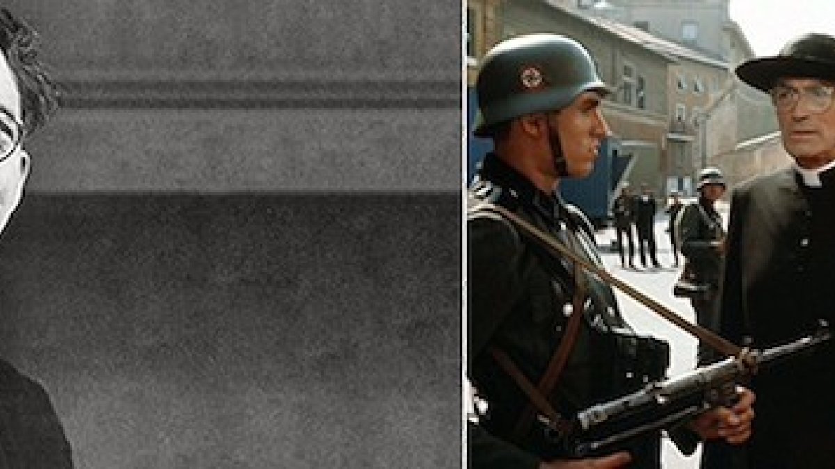 La serie Escarlata y negro, interpretada por Gregory Peck, popularizó la figura de Hugh OFlaherty.