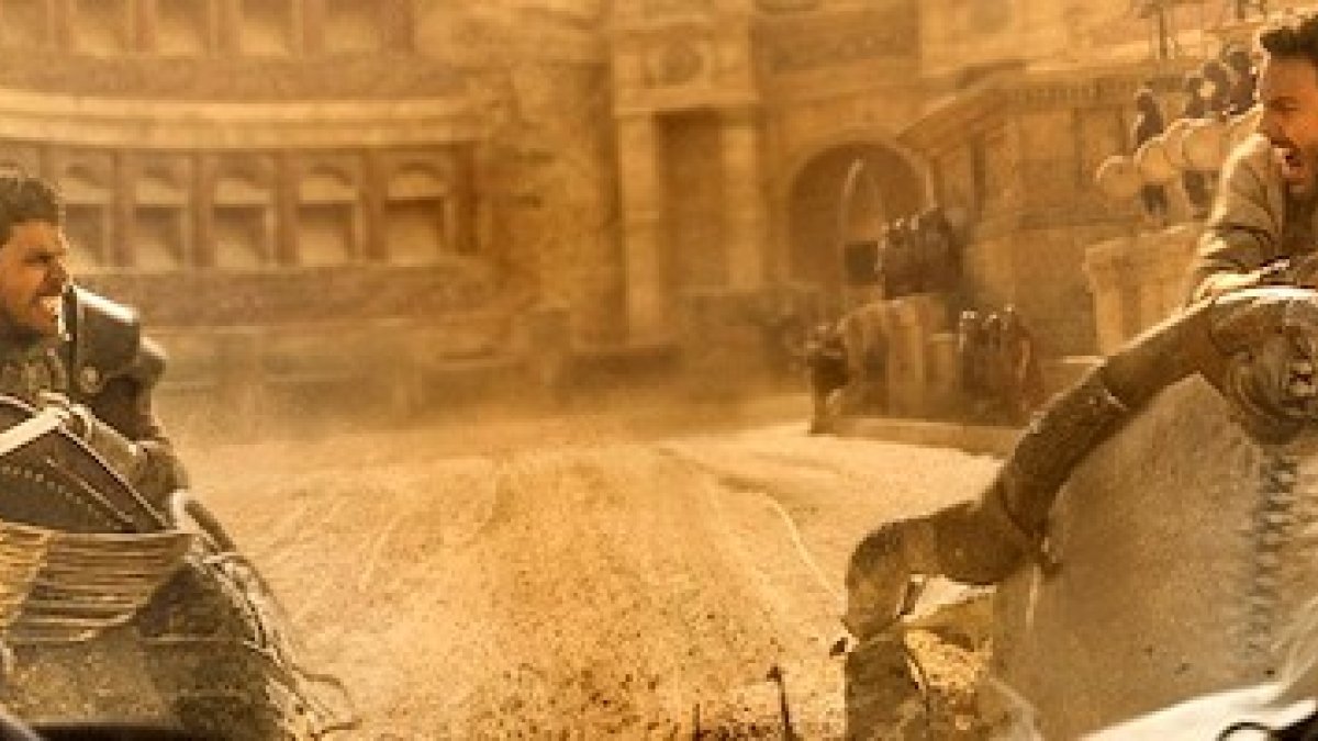 La escena de la carrera de cuádrigas: remake de uno de los momentos estelares de la historia del cine.