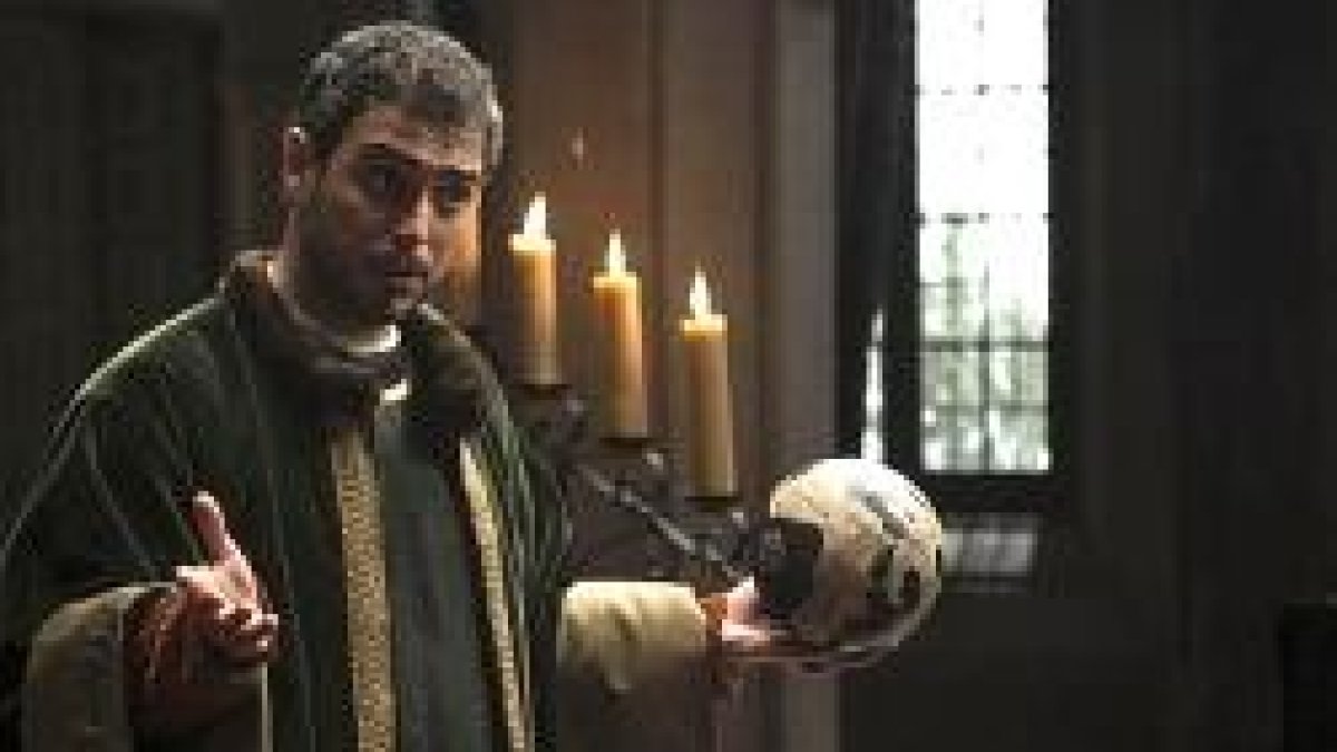Cristóbal Colón en la teleserie española sobre la reina Isabel... en su primera carta ya habla de llevar la fe a las islas descubiertas