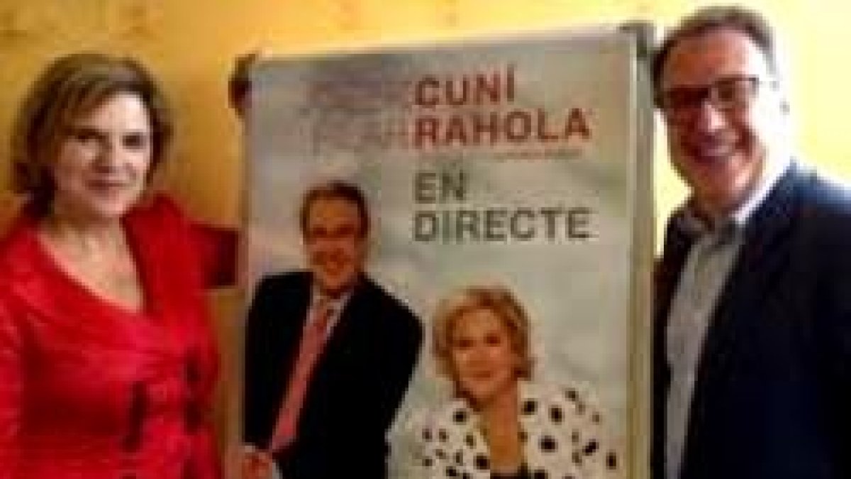 Josep Cuní y Pilar Rahola han trabajado juntos muchos años - ahora presentan el DOMUND en Barcelona