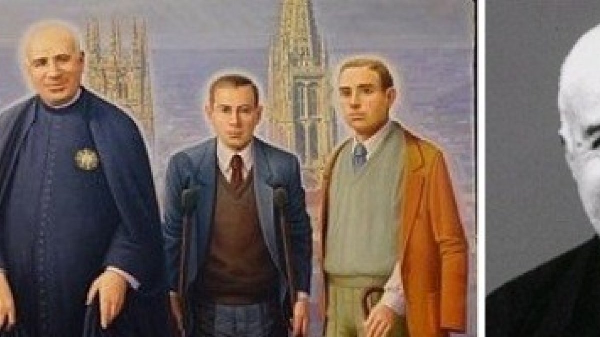 Uno de sus alumnos, enfadado por no haber recibido una propina acusó a don Valentín al Frente Popular de Torrelavega