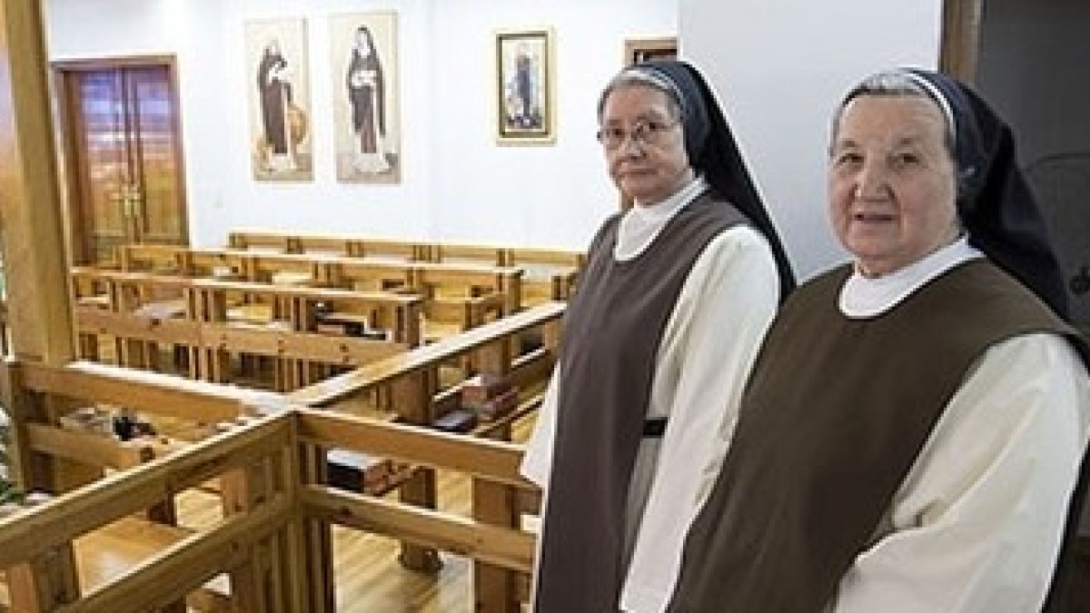 Capilla de las Jerónimas de Yunquera de Henares, donde rezan con los cristianos del pueblo - Foto Javier Pozo