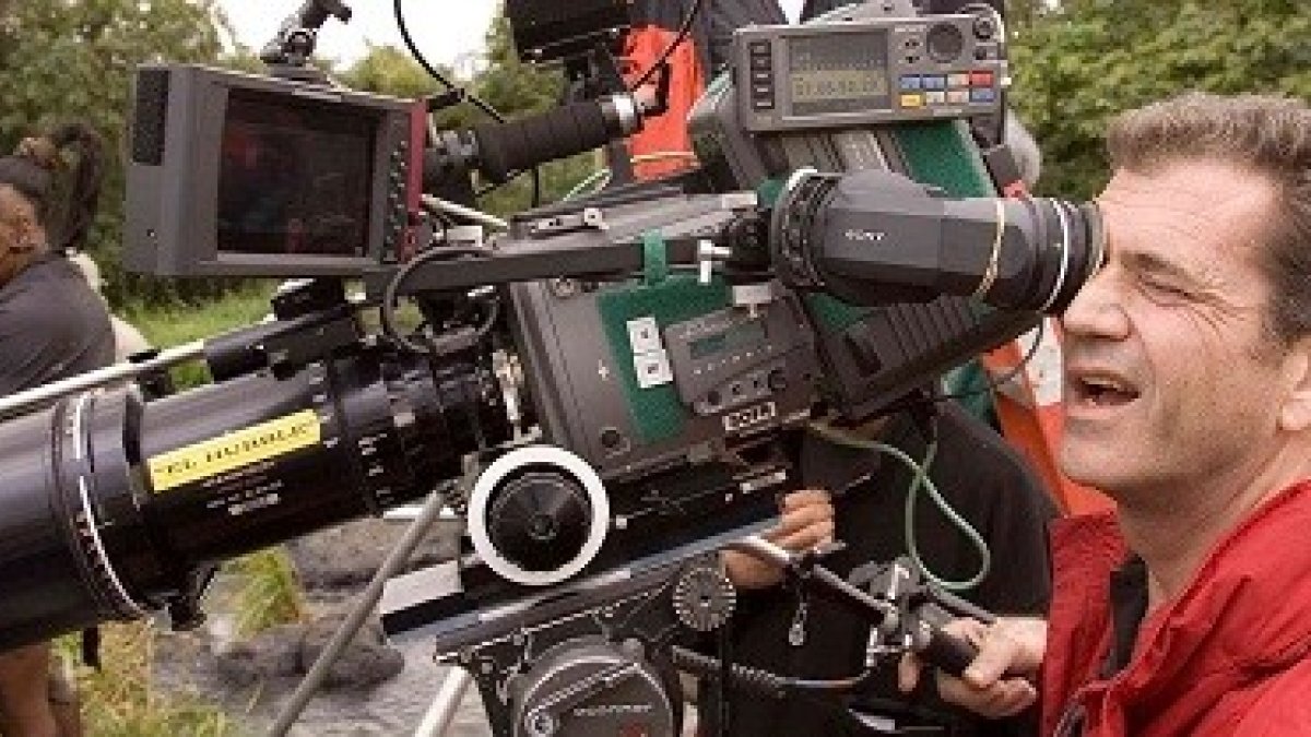 Mel Gibson trabajando en Hacksaw Ridge