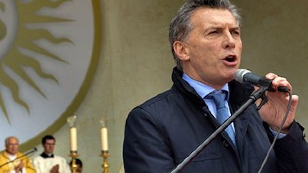 El presidente argentino tomó la palabra al finalizar la misa de clausura del congreso.