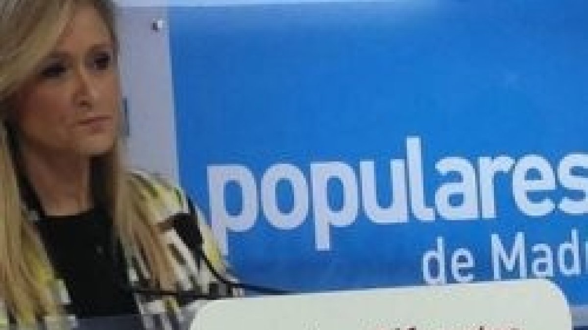 Cristina Cifuentes es la presidenta autonómica de la región de Madrid