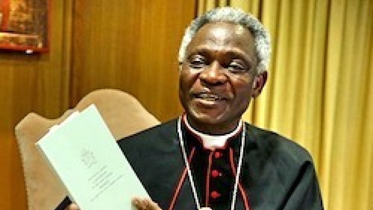 El cardenal Peter Turkson es natural de Ghana y presidía desde 2009 el Pontificio Consejo Justicia y Paz.