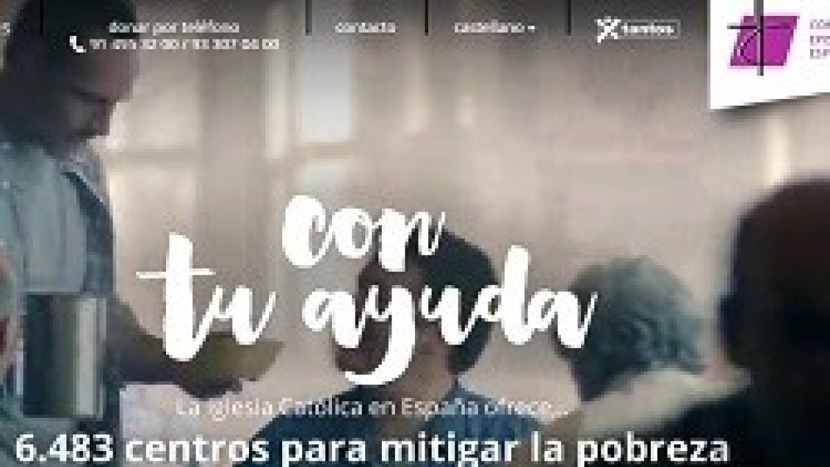 La nueva web pretende facilitar las donaciones de los católicos