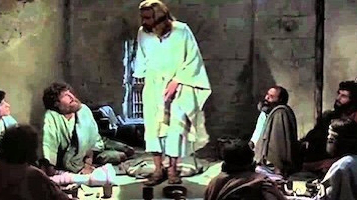 Los comensales, en el suelo con cojines: es lo más plausible, según los investigadores.