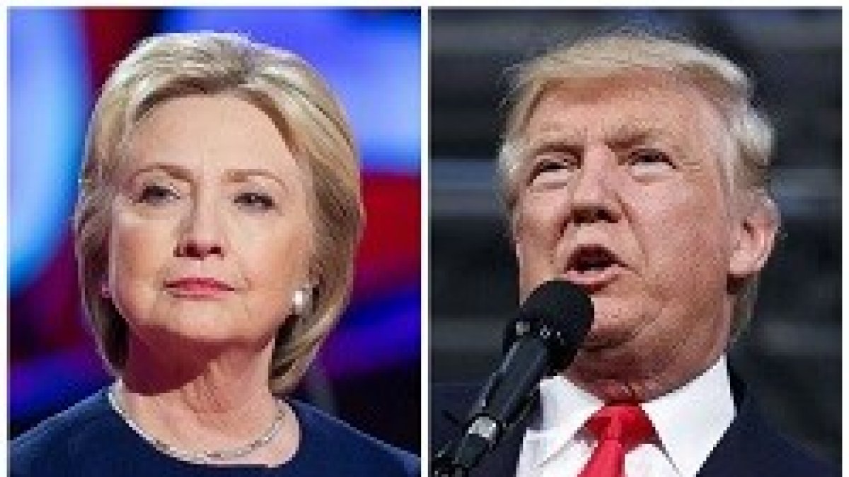 Hillary Clinton y Donald Trump se disputan este martes la presidencia