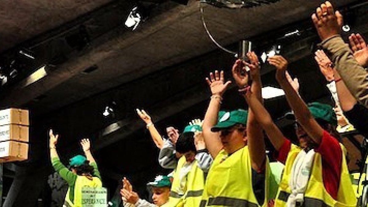 Peregrinación infantil a Lourdes. Los niños tienen un protagonismo propio en el santuario.