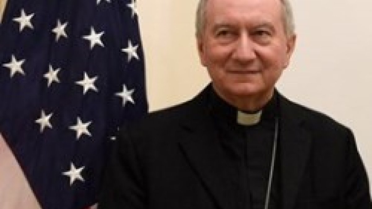 Pietro Parolin, máximo responsable de la diplomacia vaticana, en su última visita a EEUU