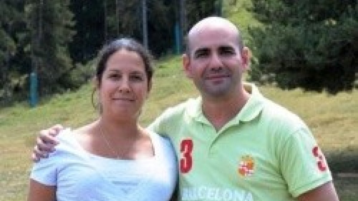 Jordina y Venancio, los padres de este bebé