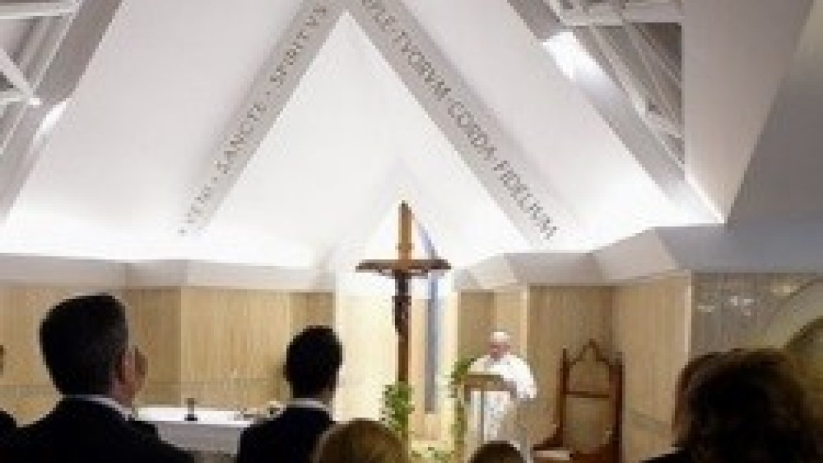 Misa del Papa Francisco en la capilla de Santa Marta