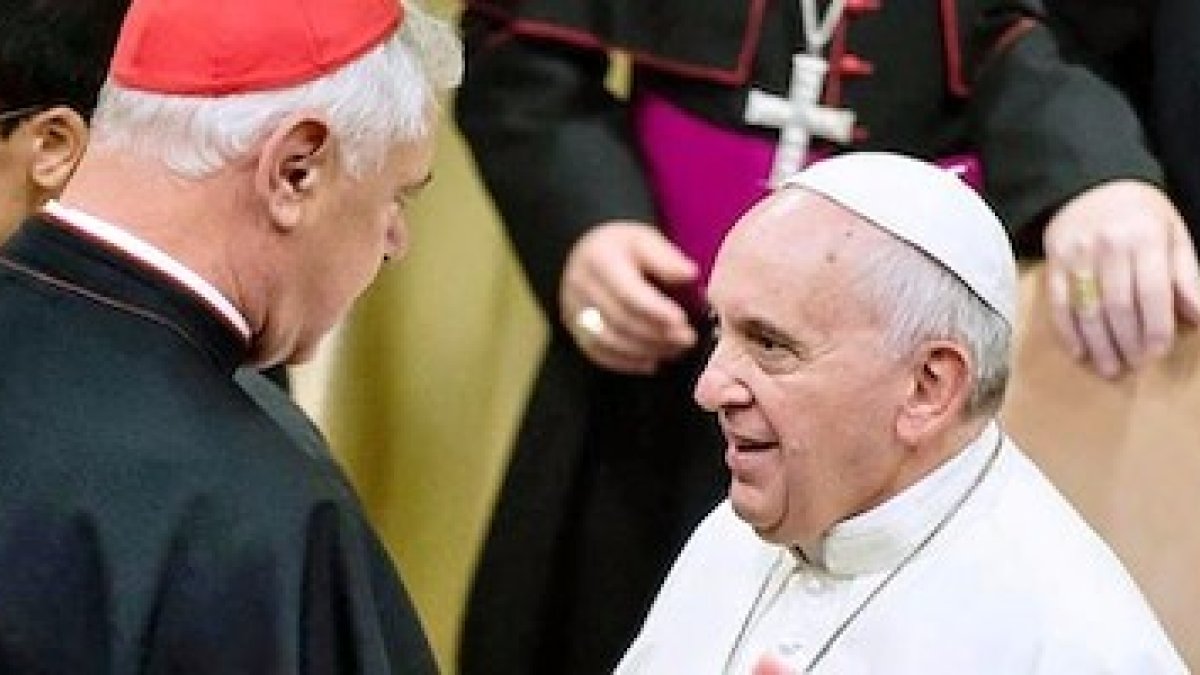 El cardenal Gerhard Mueller es prefecto de la Congregación para la Doctrina de la Fe desde 2012, ya más tiempo con Francisco que con Benedicto XVI.
