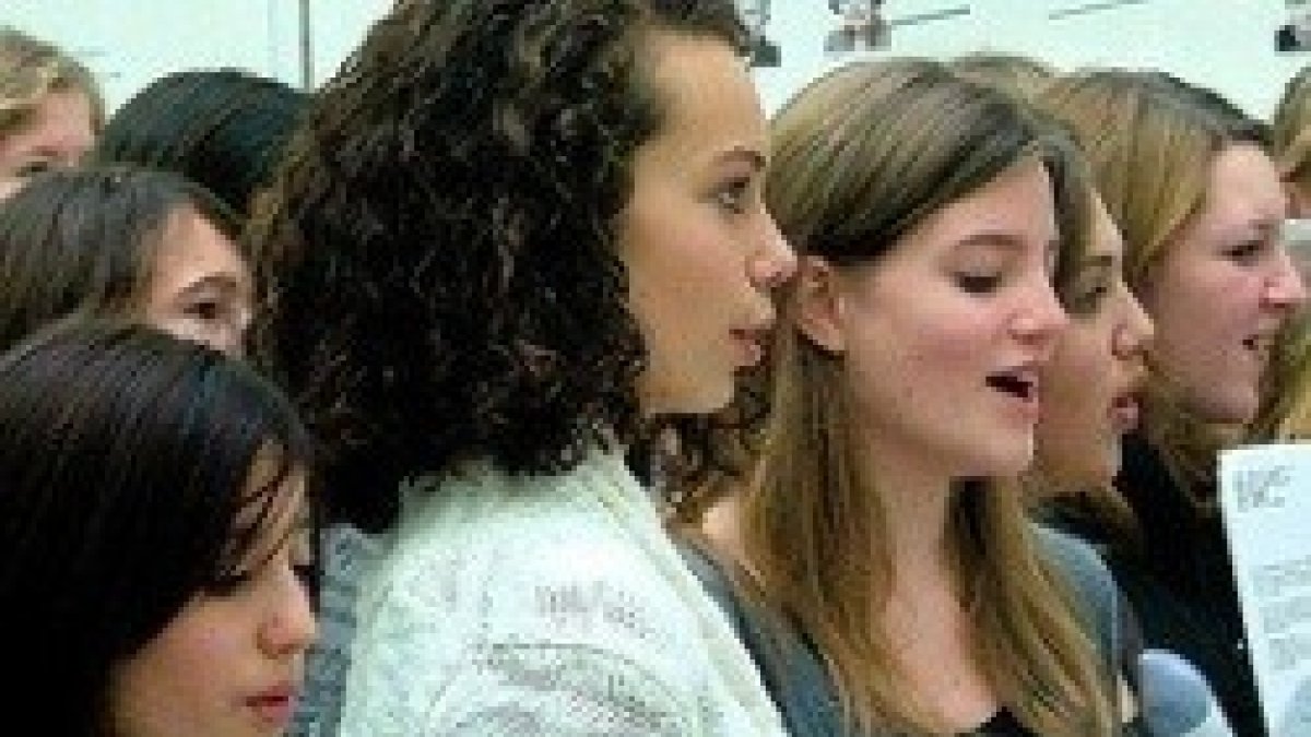 Jóvenes del coro parroquial