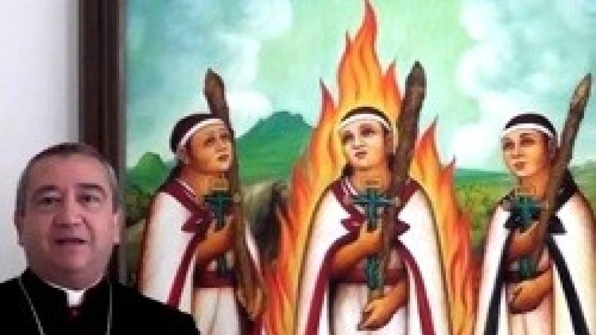 Los niños mártires tlaxcaltecas eran 3 muchachos de 13 años, nativos, fervorosos contra la idolatría