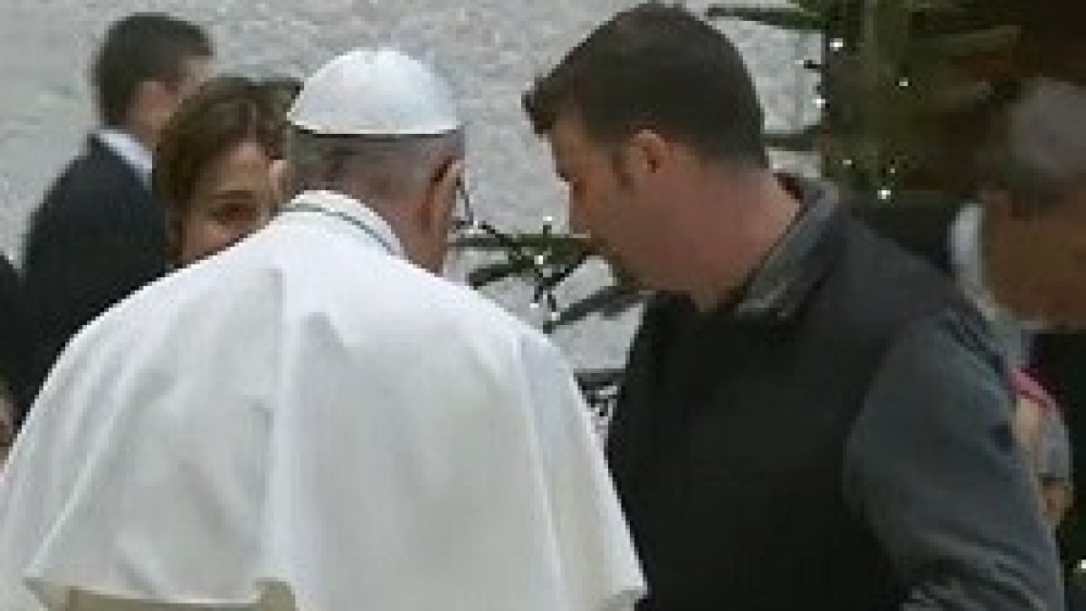 El Papa quiso reunirse este jueves con las víctimas del terremoto que sacudió Italia en agosto