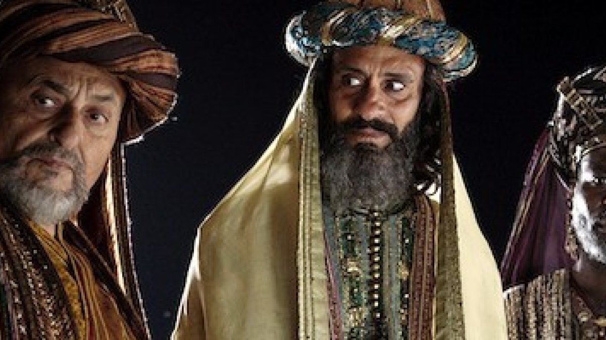 Los Reyes Magos de la película Natividad.