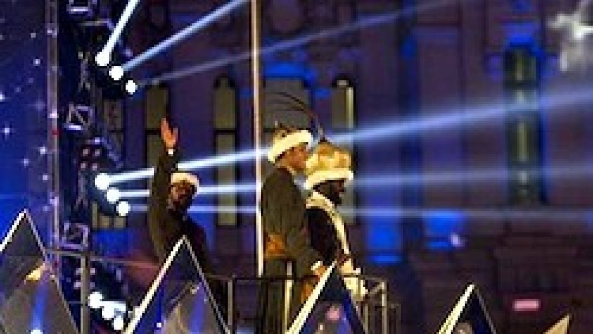 Baltasar, siempre el más querido, llega a la madrileña plaza de Cibeles.