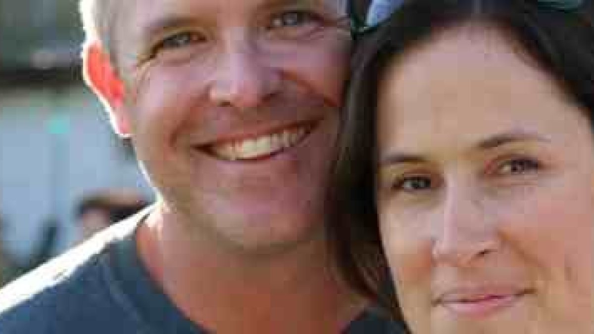 Amy y su marido Shannon - tardaron muchos años en casarse, pero lo hicieron creciendo en la fe