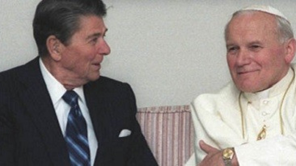 Juan Pablo II y Reagan se encontraron en varias ocasiones y se les considera claves en la caída de la URSS