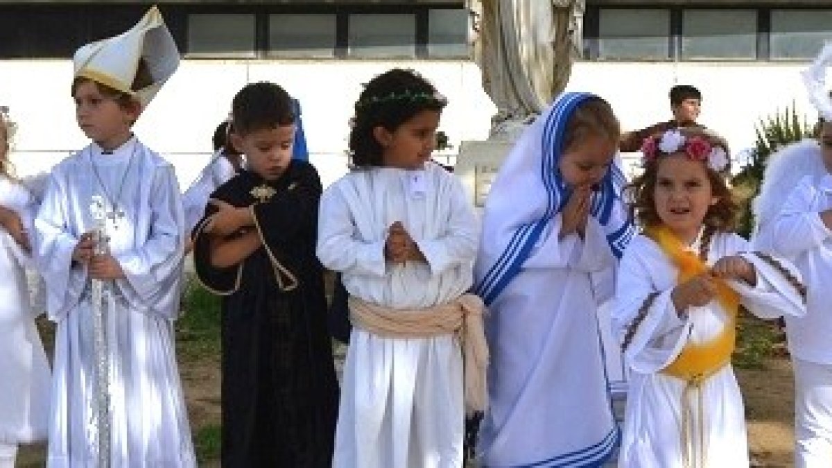 En Sevilla los niños están encantados de celebrar Holywins
