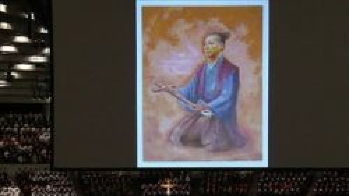 Ceremonia de beatificación de Ukon Takayama en Osaka