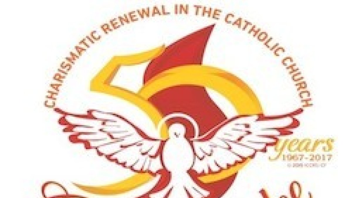 Logo del encuentro carismático del cincuentenario.