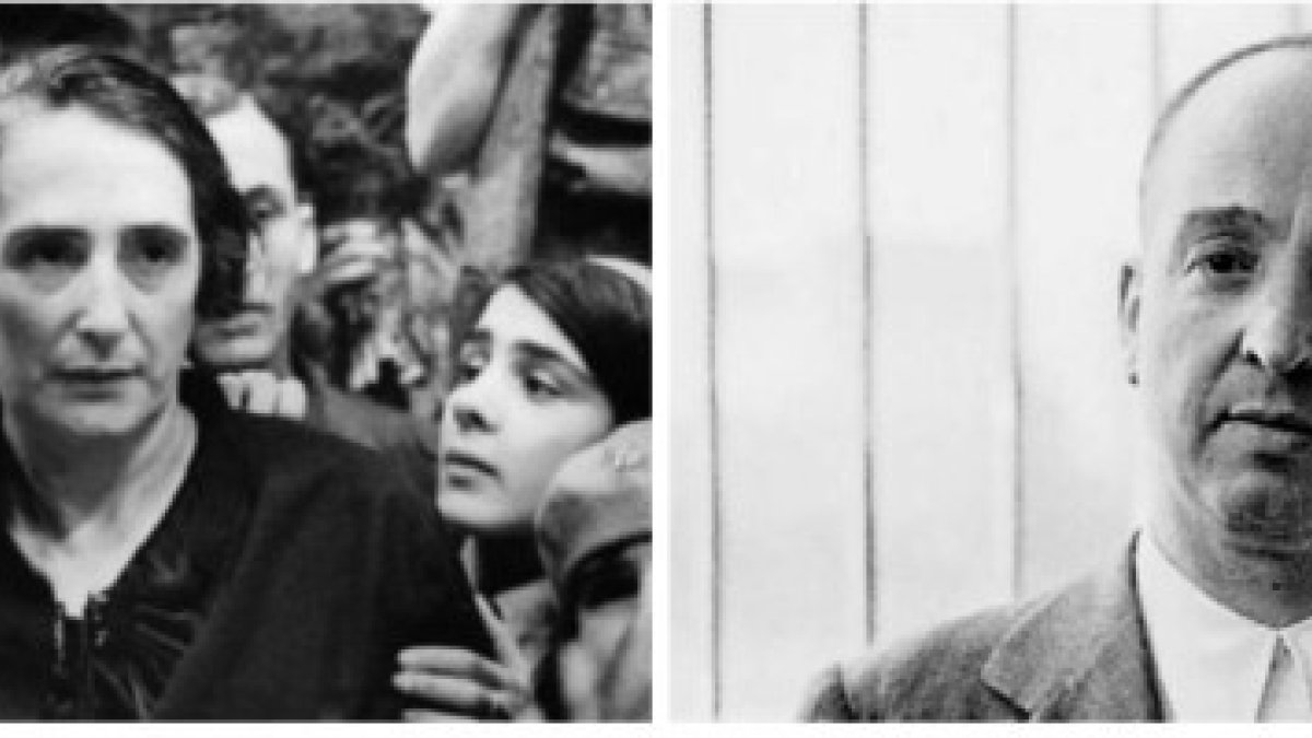 Dolores Ibárruri, la Pasionaria, en 1936, y Melchor Rodríguez, el Ángel Rojo, en esas fechas