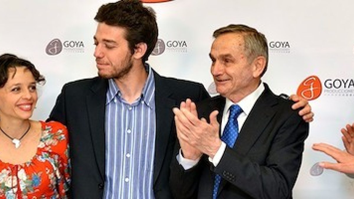 El equipo artístico y de producción de Fátima, el último misterio, en el estreno del jueves pasado.