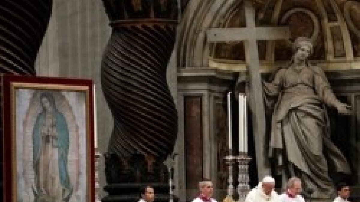 Misa de la Virgen de Guadalupe en Roma, presidida por el Papa Francisco