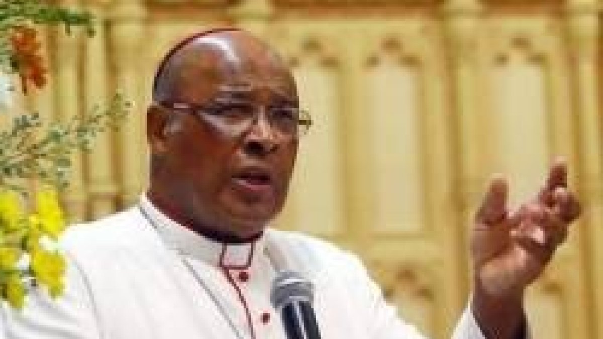 El cardenal Wilfrid Napier es arzobispo de Durban, en Sudáfrica