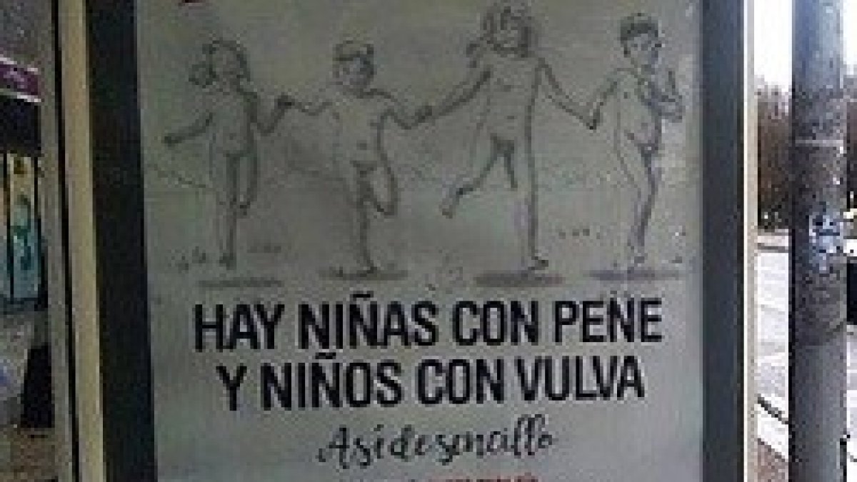 La publicidad ha sido pagada por un misterioso mecenas de Estados Unidos