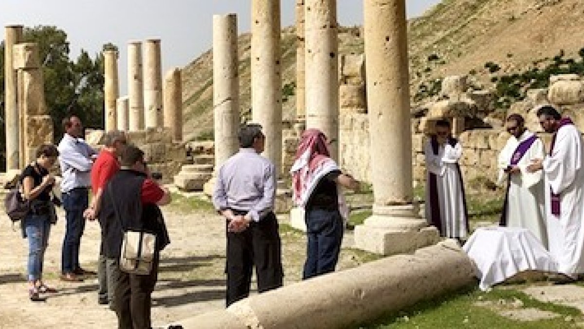 En Jordania se encuentran numerosos monumentos y enclaves muy inspiradores para un peregrino cristiano.