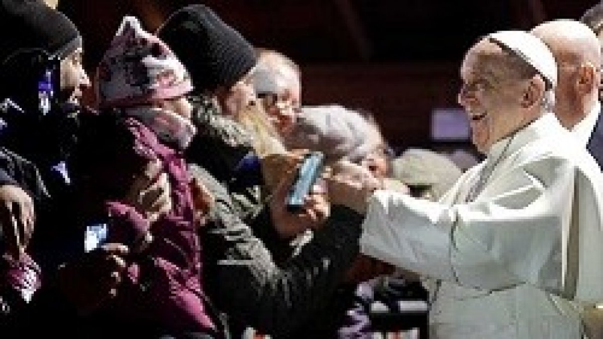 El Papa visitó este domingo una parroquia del extrarradio de Roma