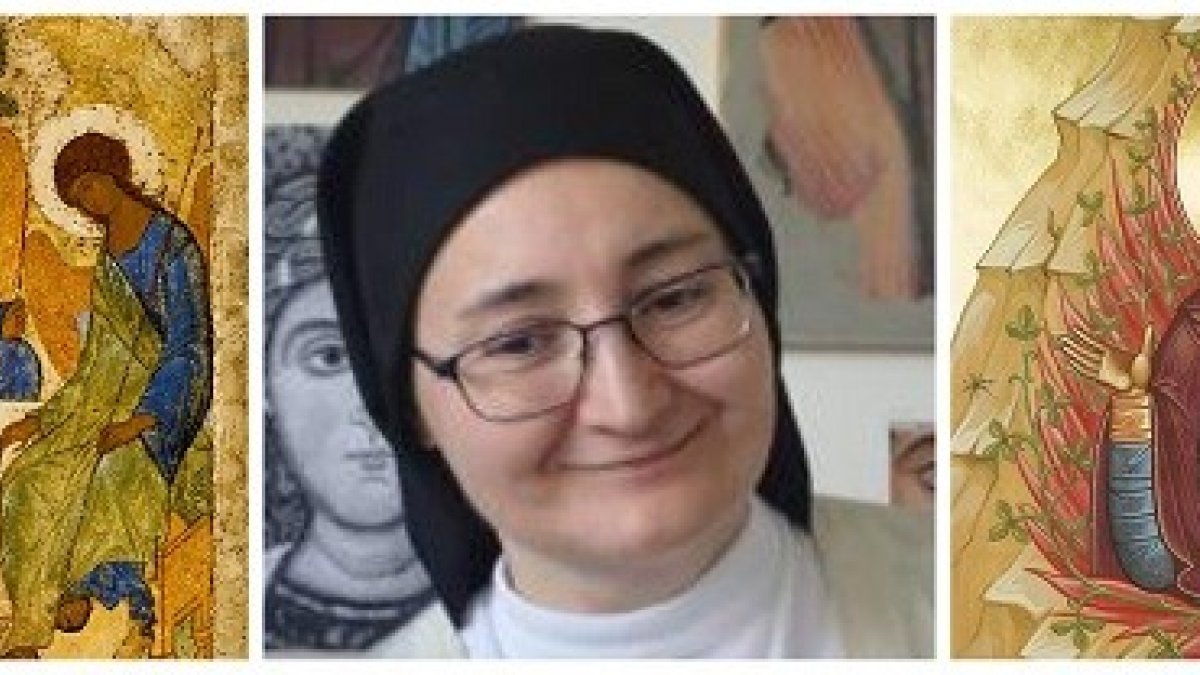 Teresa Benedetta encontró su vocación en la pintura y ahora como religiosa sirve con ella