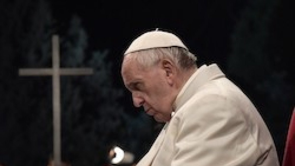 La oración que rezó el Papa giró en torno a la compunción por nuestros pecados.